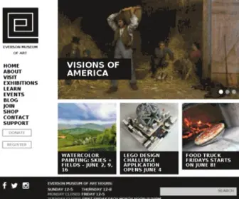 Everson.org(Everson Museum Syracuse NY) Screenshot