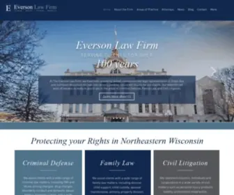 Eversonlaw.com(The Everson Law Firm) Screenshot