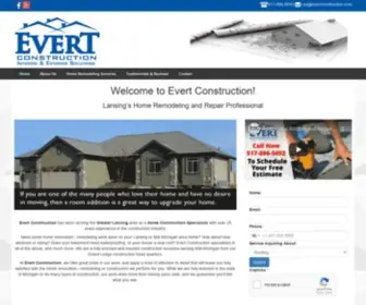 Evertconstruction.com(Evert Construction) Screenshot