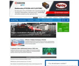 Evertiq.pl(First In Electronics News & Expo) Screenshot