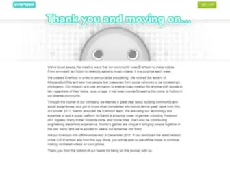 Evertoon.com(Thank You and Moving On) Screenshot