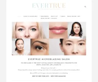 Evertruesalon.com(EverTrue Microblading Salon) Screenshot