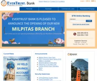 Evertrustbank.com(Evertrust Bank) Screenshot