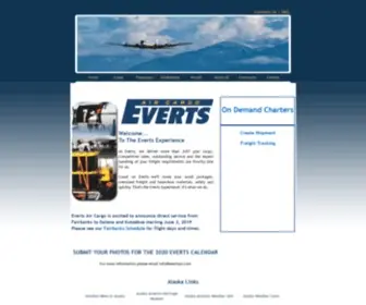 Evertsair.com(Alaska Cargo) Screenshot