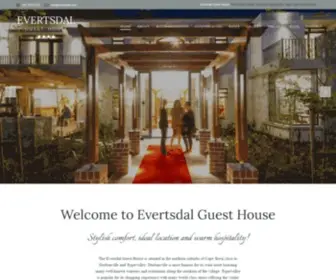 Evertsdal.com(Evertsdal Guest House) Screenshot