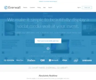 Everwall.com(Everwall (fka Tweetwall)) Screenshot