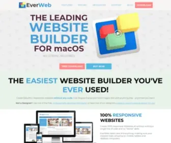 Everwebapp.com(Mac Website Builder) Screenshot