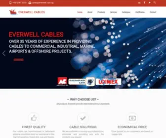 Everwell.com.sg(Everwell Cables & Electrical) Screenshot
