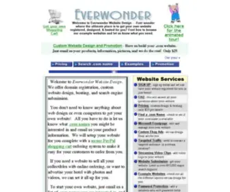 Everwonder.com(Website Design) Screenshot