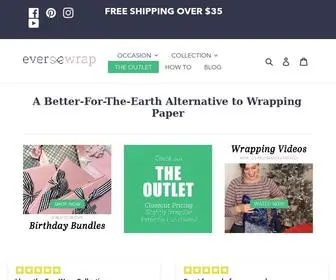 Everwrap.com(Sustainable & Reusable Gift Wrap Company) Screenshot