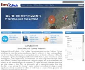 Every1Collects.com(The Collectors' Global Network) Screenshot