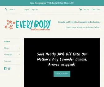 Everybodyinc.com(We are a social enterprise selling bath and body products. Our mission) Screenshot