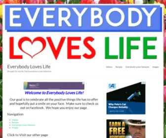 Everybodyloveslife.com(Everybody Loves Life) Screenshot