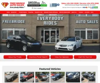 Everybodyrides.com(Free Bridge Auto Sales Cars For Sale in Charlottesville VA) Screenshot