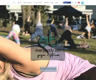 Everybodyzenyoga.com(Yoga classes) Screenshot