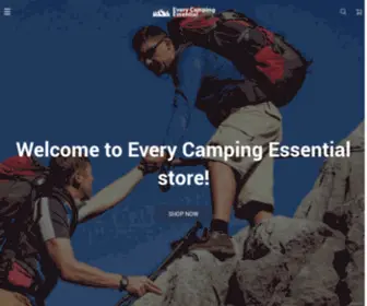 Everycampingessentials.com(Buy Camping & Hiking Accessories & Equipment online) Screenshot