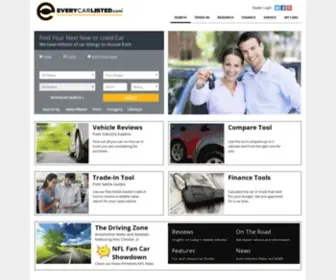 Everycarlisted.com(New and Used Car Listings) Screenshot
