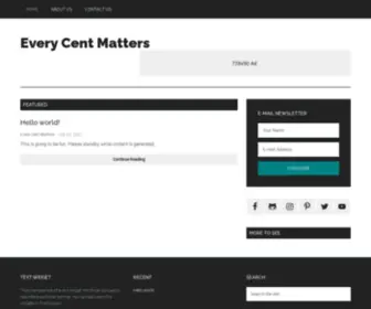 Everycentmatters.com(Every Cent Matters) Screenshot