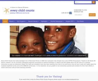 Everychildcountsabaco.org(Every Child Counts Abaco Bahamas devastated by Hurricane Dorian) Screenshot