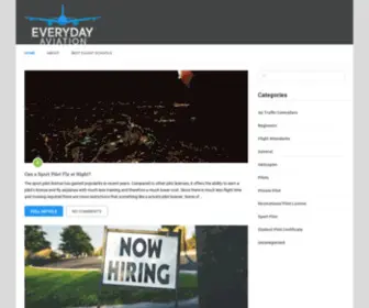 Everydayaviation.com(Everyday Aviation) Screenshot