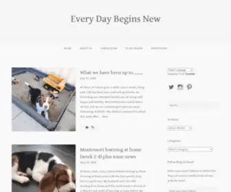 Everydaybeginsnew.com(Every Day Begins New) Screenshot