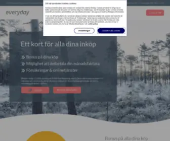 Everydaycard.se(Pengar tillbaka p) Screenshot