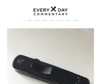 Everydaycommentary.com(Everyday Commentary) Screenshot