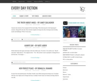 Everydayfiction.com(Bite-sized stories for a busy world) Screenshot