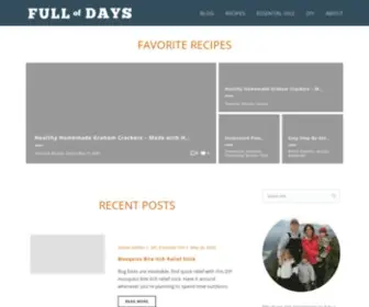 Everydayfull.com(Full of Days) Screenshot