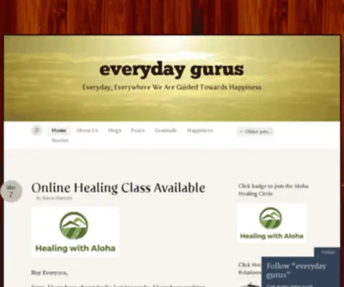 Everydaygurus.com(Everyday gurus) Screenshot