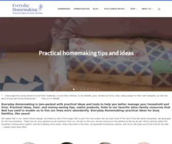 Everydayhomemaking.com(Everyday Homemaking) Screenshot