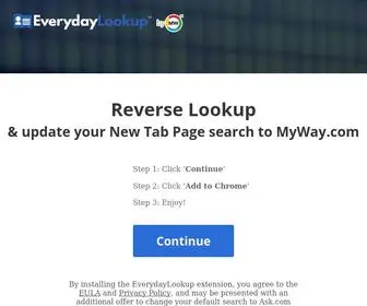 Everydaylookup.com(Everydaylookup) Screenshot