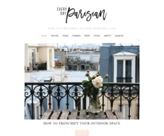 Everydayparisian.com(Everyday Parisian) Screenshot
