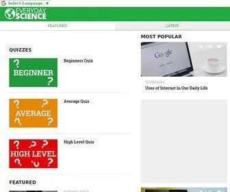 Everydayscience.blog(Everyday Science) Screenshot