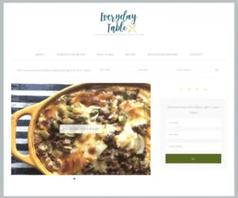 Everydaytable.org(Everyday Table) Screenshot
