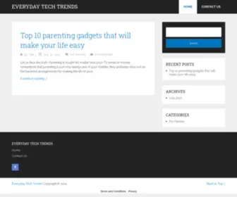 Everydaytechtrends.com(Discover New Gadgets) Screenshot