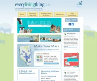 Everylivingthing.ca(Home) Screenshot