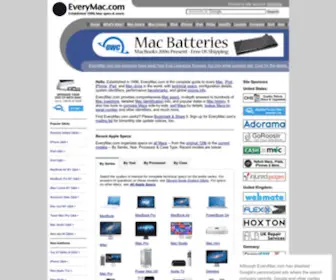 Everymac.com(Mac Specs) Screenshot