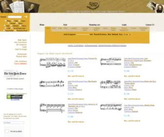 Everynote.com(Sheet music download) Screenshot