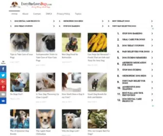 Everyonelovesdogs.com(One stop site for everything dogs) Screenshot