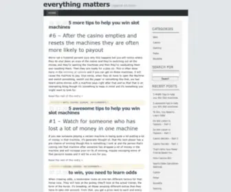 Everyonematters2012.com(Everything Matters) Screenshot