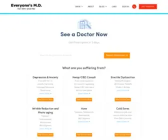 Everyonesmd.com(Everyone's MD) Screenshot