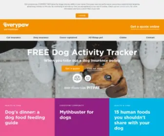 Everypaw.com(Everypaw's Pet Insurance) Screenshot