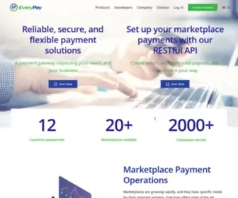 Everypay.gr(Online payment processing for businesses. everypay) Screenshot