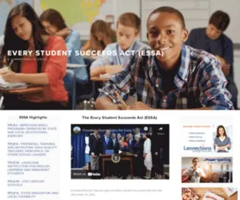 Everystudentsucceedsact.org(Every Student Succeeds Act (ESSA)) Screenshot