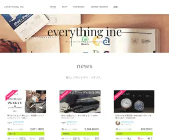 Everything-365.com(Japanese distributor / agent specialized for apparel or lifestyle goods. 日本) Screenshot