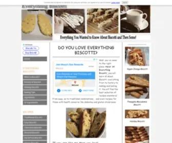 Everything-Biscotti.com(Everything Biscotti Recipe Collection) Screenshot