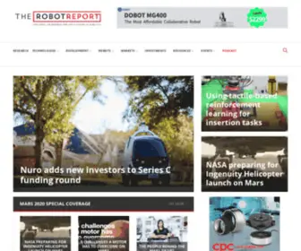 Everything-Robotic.com(The Robot Report) Screenshot