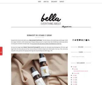 Everythingaboutbella.com(Everything About Bella) Screenshot