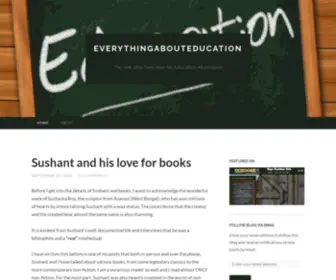 Everythingabouteducation.net(The one stop free shop for education information) Screenshot